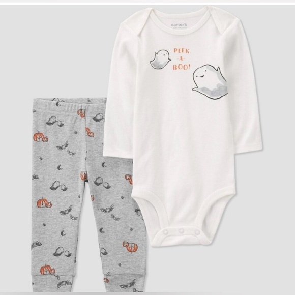 Carter's Other - Carters Baby Two Piece Peek a Boo Halloween Set Size 3 M NWOT